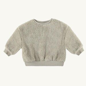 NWT - Rylee + Cru teddy sweatshirt pewter